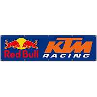 Baner plandeka 150x60cm KTM Racing Red Bull
