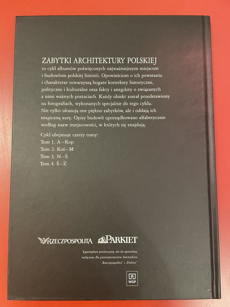 Zabytki architektury polskiej WSIP 2008 książka architektura