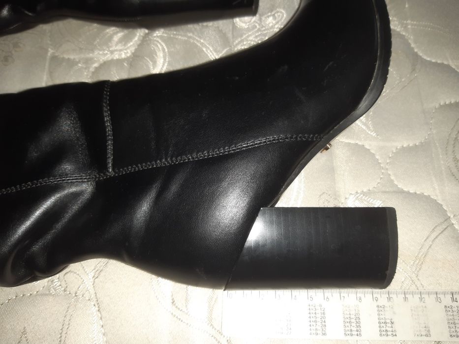 Ботфорди 39р. зима / ботінки високі сапоги натуральний замш 40р.