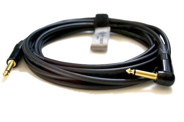 Kabel Gitarowy Instrumentalny 1/4 Kąt Mono Jack do Jack Niebalansowany