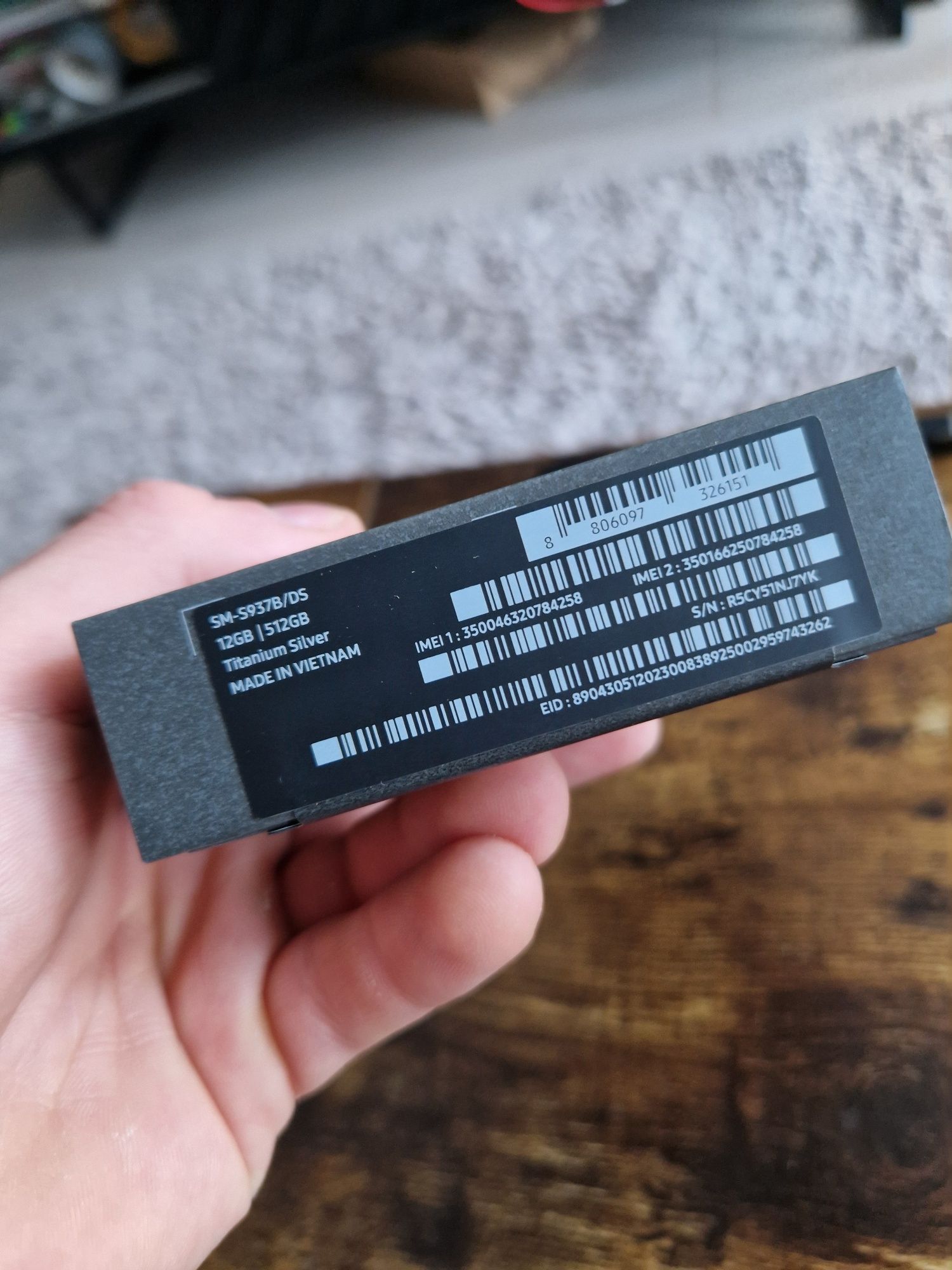 Samsung galaxy S25 Edge 512 GB Titanium Silver