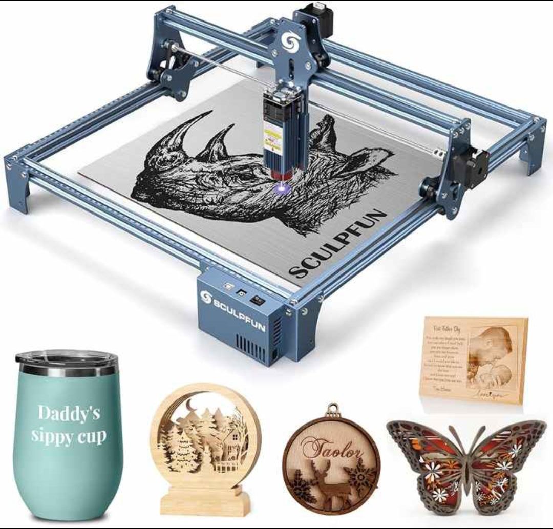 Impressora de Gravação Laser SCULPFUN S9 de Alta Precisão **NOVO**