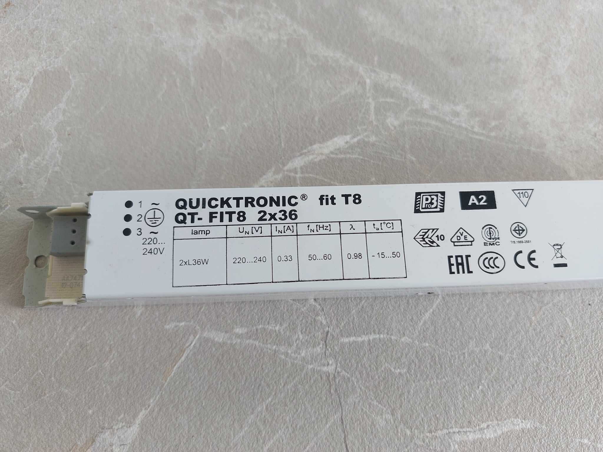 Statecznik elektroniczny QT‑FIT8 2x36W QUICKTRONIC FIT   OSRAM