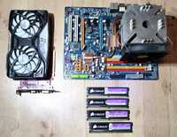 Zestaw Intel 3Ghz Gigabyte Corsair 4gb GTX460 Sonic Arctic Scythe