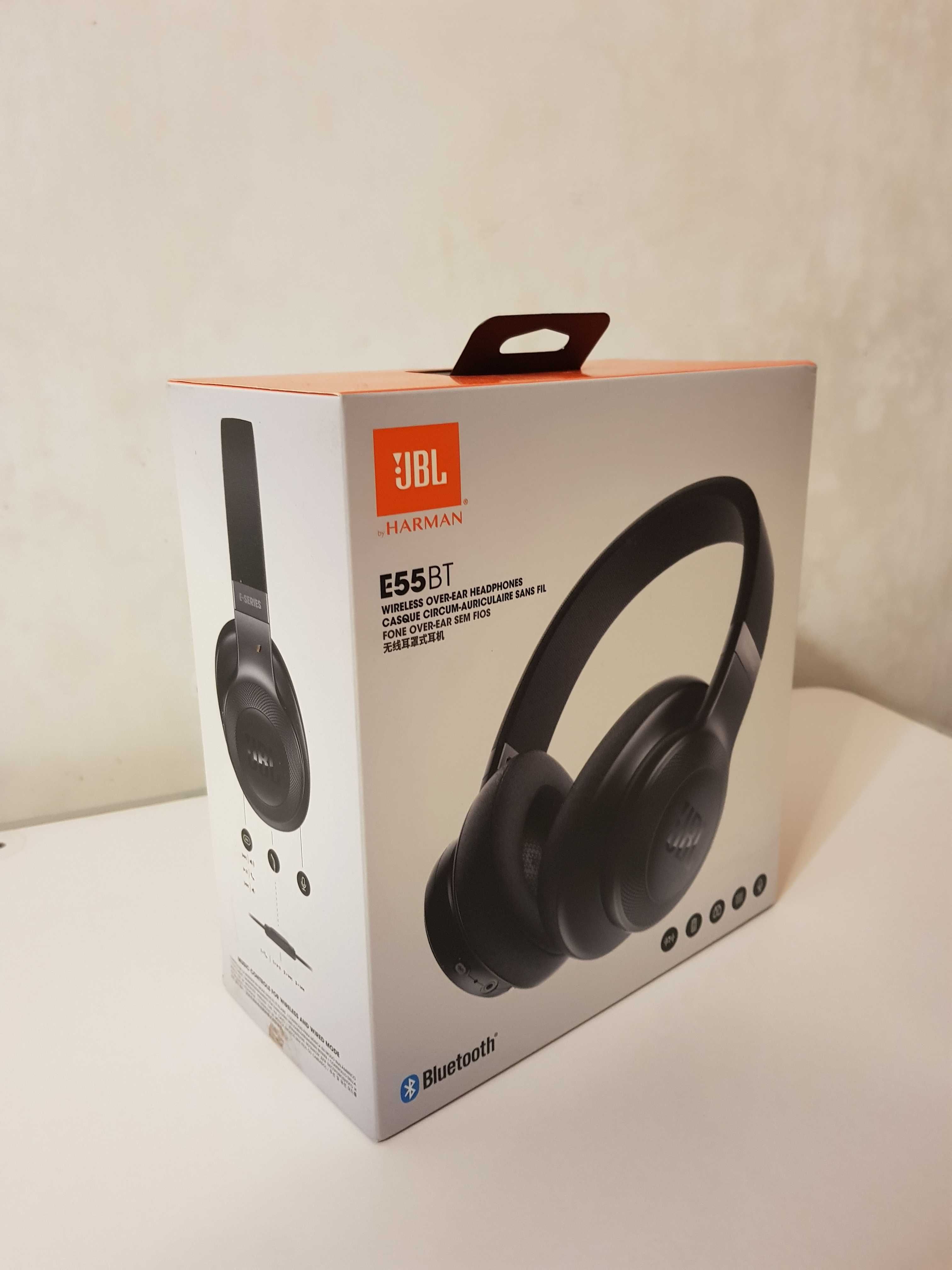 Навушники JBL E55BT бездротові чорні