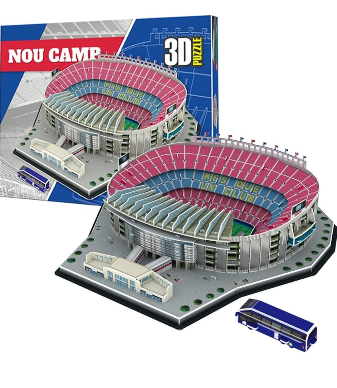 Georgie Porgy Stadion piłkarski 3D, puzzle "zrób to sam"