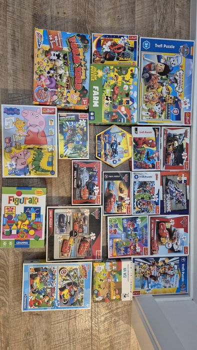 Puzzle zestaw dla 3-5 latka