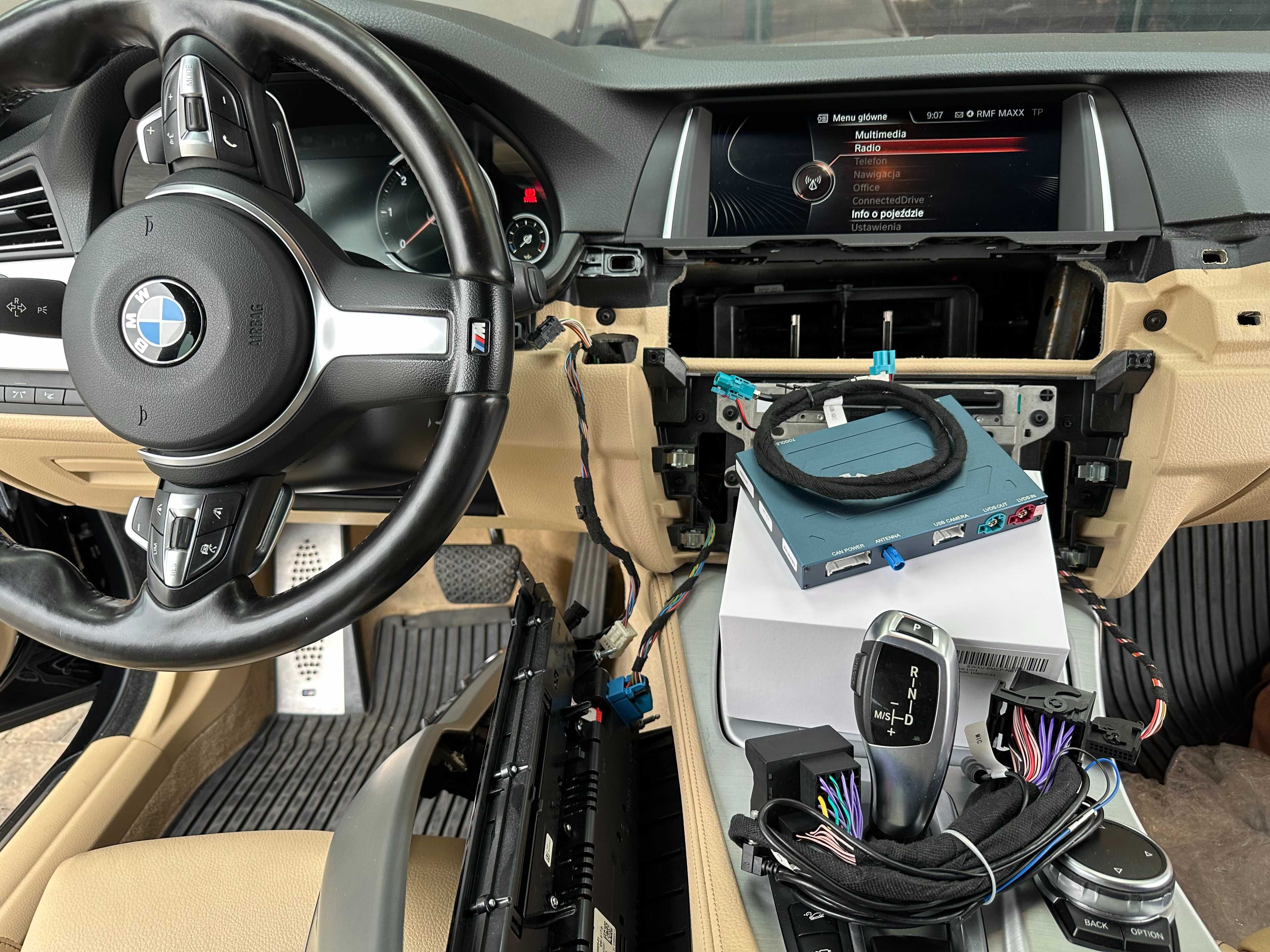 Nawigacja BMW F10 F25 E84 F01 F15 BOX Carplay Android Auto Google Mapa