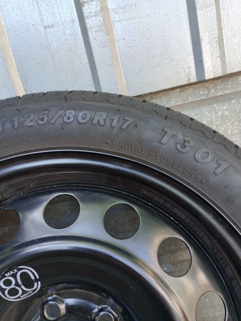 Продам шину (запаска на авто т125/80 р17