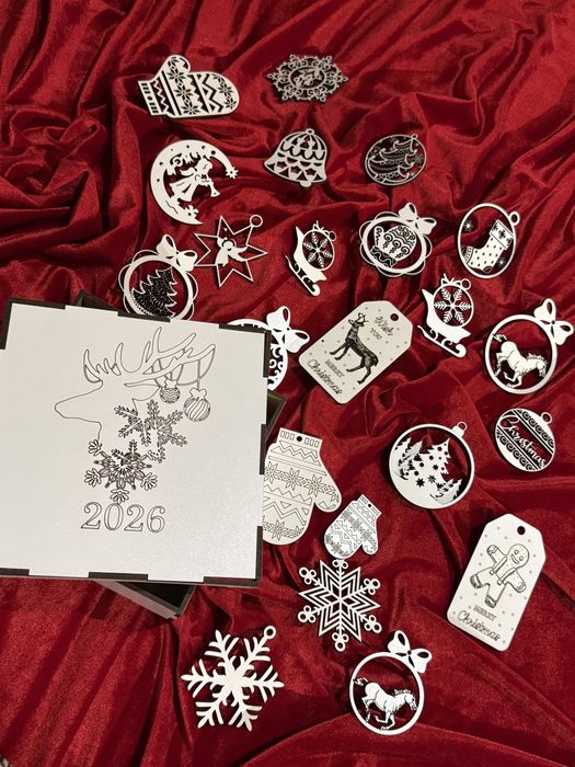 Набір Новорічних Іграшок на ялинку