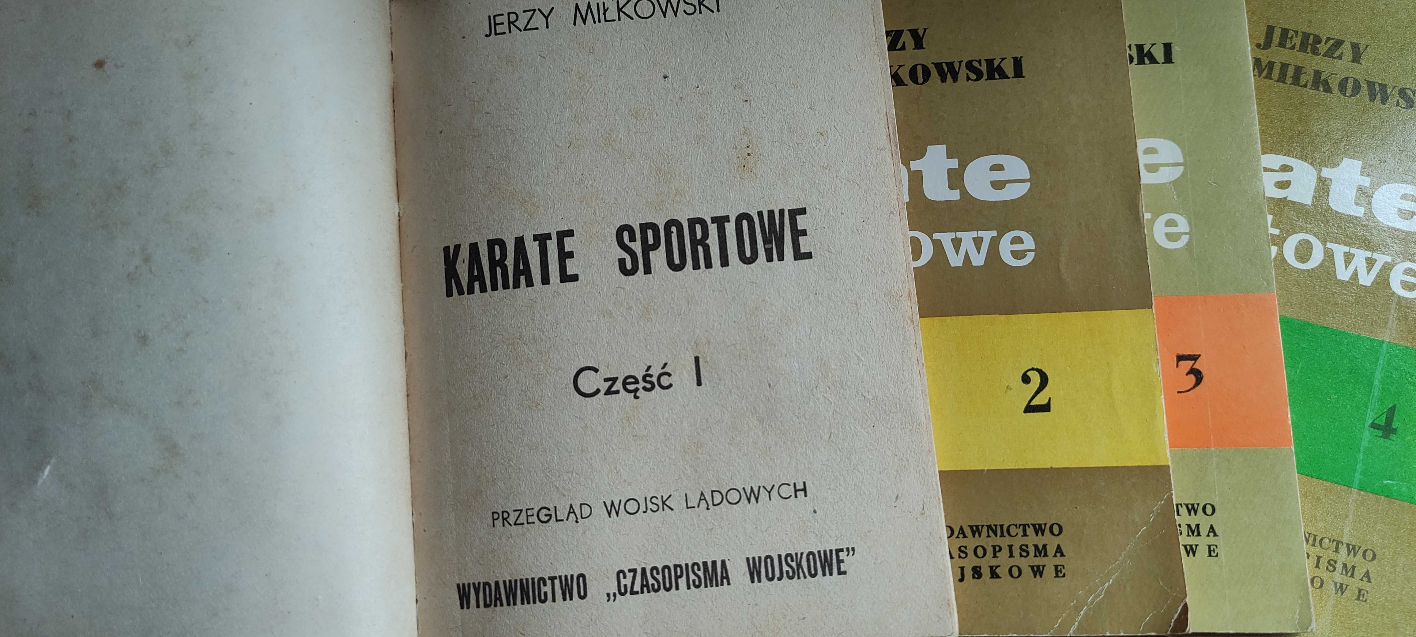 Książki Karate sportowe Jerzy Miłkowski