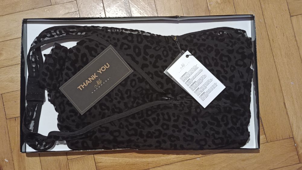 Комбінезон Noir Handmade Boudoir Stories F286 з леопардовим принтом