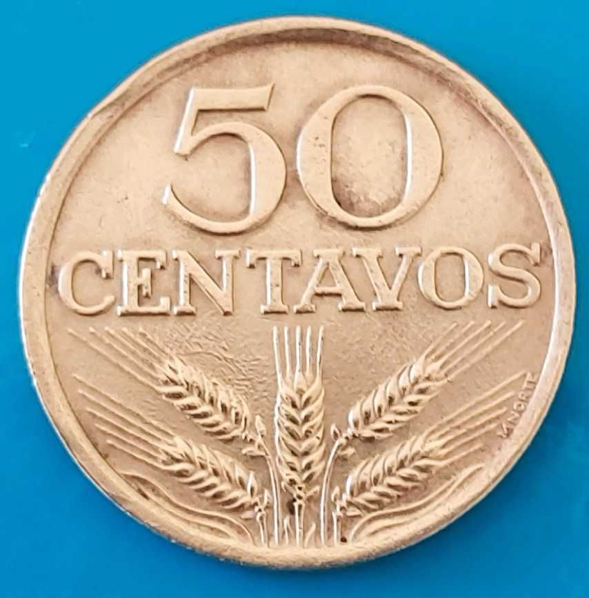 50 Centavos de 1977  da República Portuguesa