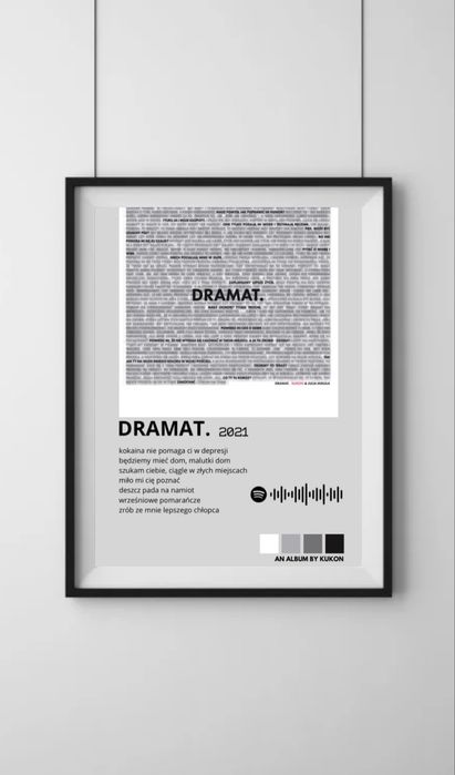 Plakat Kukon „DRAMAT”