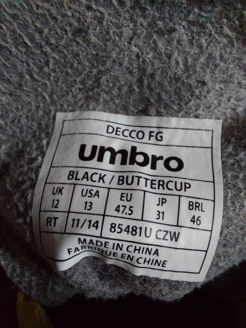 бутсы 47,5 umbro