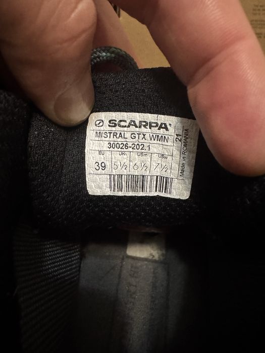 Черевики трекінгові Scarpa Mistral GTX 39(25см) оригінал