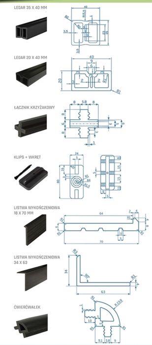 Deska tarasowa kompozyt DESEŃ SZLIF 2200 x 140 x 22mm WINFLOOR DOSTAWA