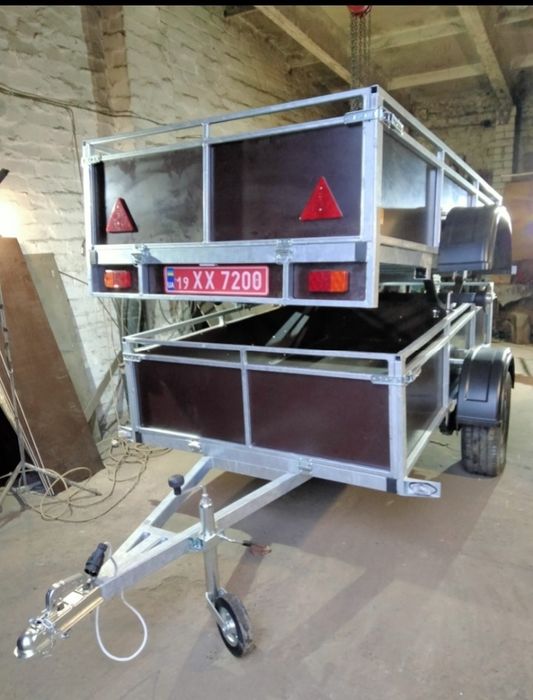 Продам прицеп новий оцинкований 1.50*3.00*1.00 з документами