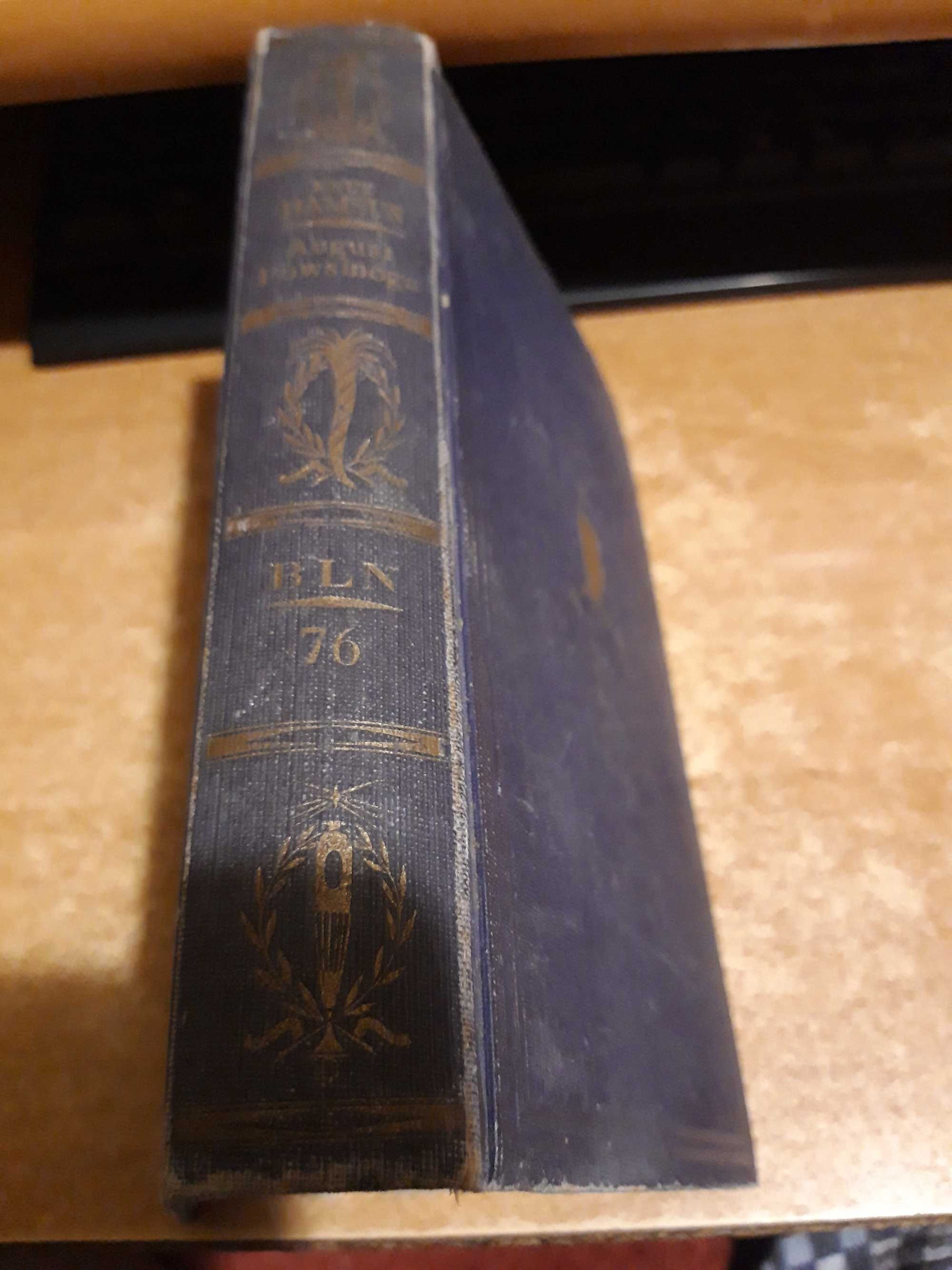 August Powsinoga  Hamsun-- Bibl.L. Nobla T.76-P-ń1931,opr., pierwodruk