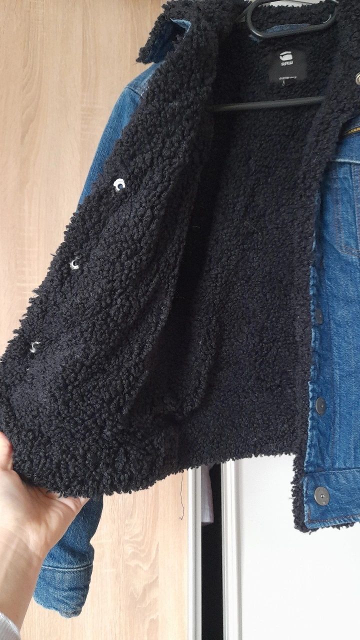 kurtka jeansowa ocieplana G-Star Raw