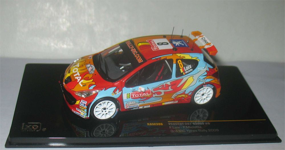 Ixo - Peugeot 207 S2000 - 3º Belgium Ypres Rally 2009 - Freddy Loix