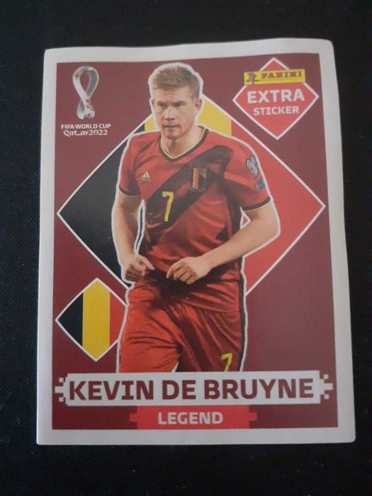 Carta Kevin de Bruyne - Extra Sticker Legend - Qatar 2022