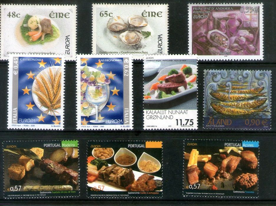 Séries temáticas EUROPA-CEPT 2005 novas-Lote 1