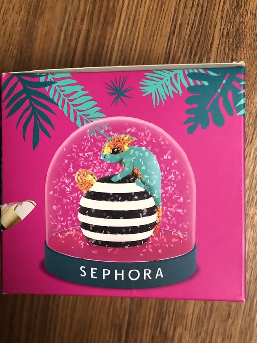 Sephora kula śnieżna z kameleonem brokat limitowana edycja świąteczna