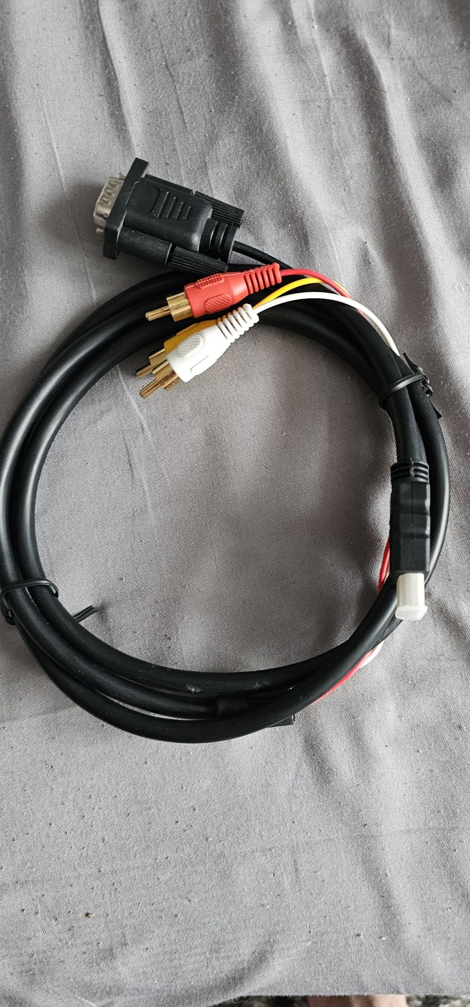 Kabel połączeniowy HDMI/VGA/AUDIO chinch