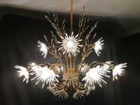 Designerski żyrandol włoski kryształy Swarovski