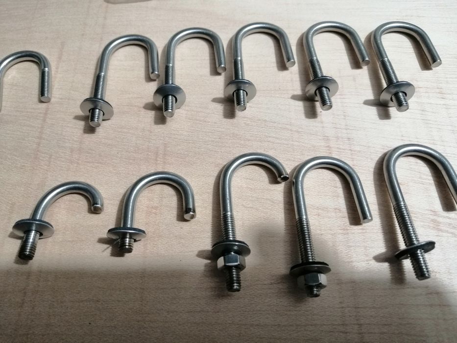 17 Ganchos de INOX  M6
