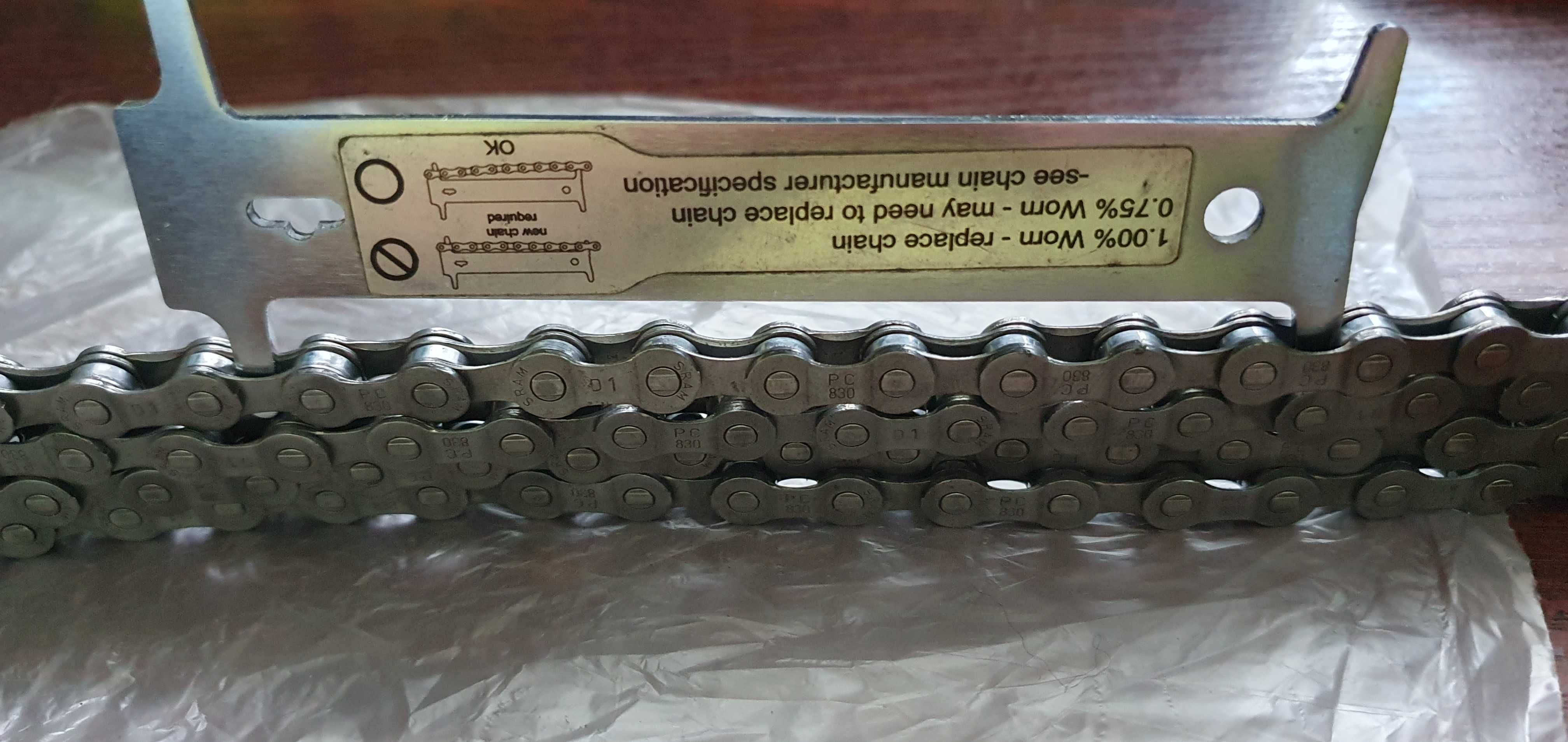 Wolnobieg Shimano MR 7s + łańcuch Sram PC 830, 30% do wykorzystania