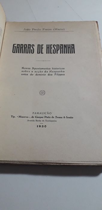 Garras de Hespanha - João Paulo Freire (Mario) (1930)