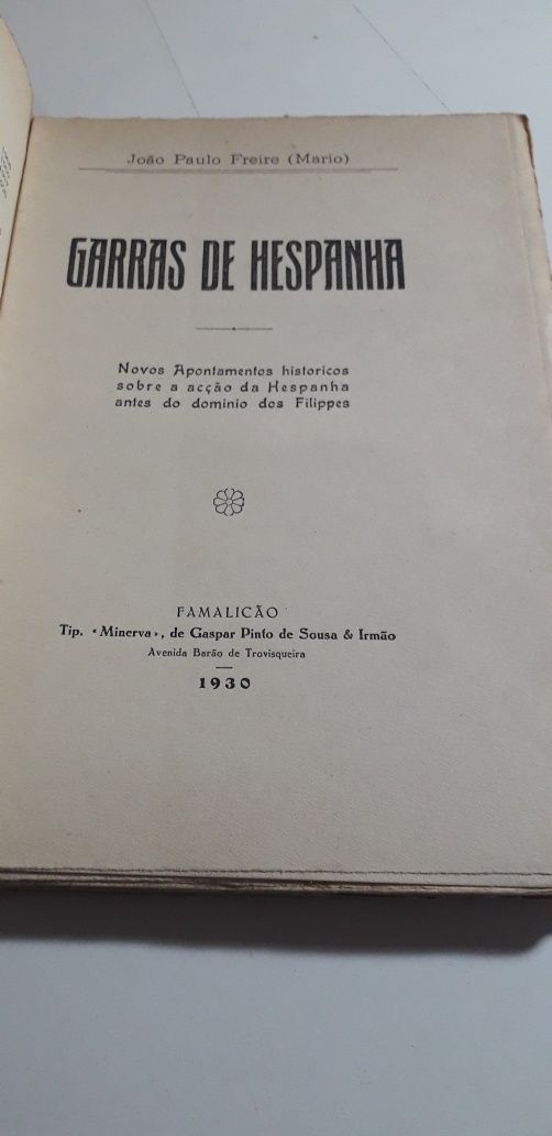 Garras de Hespanha - João Paulo Freire (Mario) (1930)