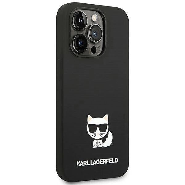 Etui Karl Lagerfeld Silicone Choupette Body na iPhone 14 Pro Max - cza