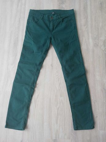Spodnie jeansy zielone Tezenis rozmiar 36