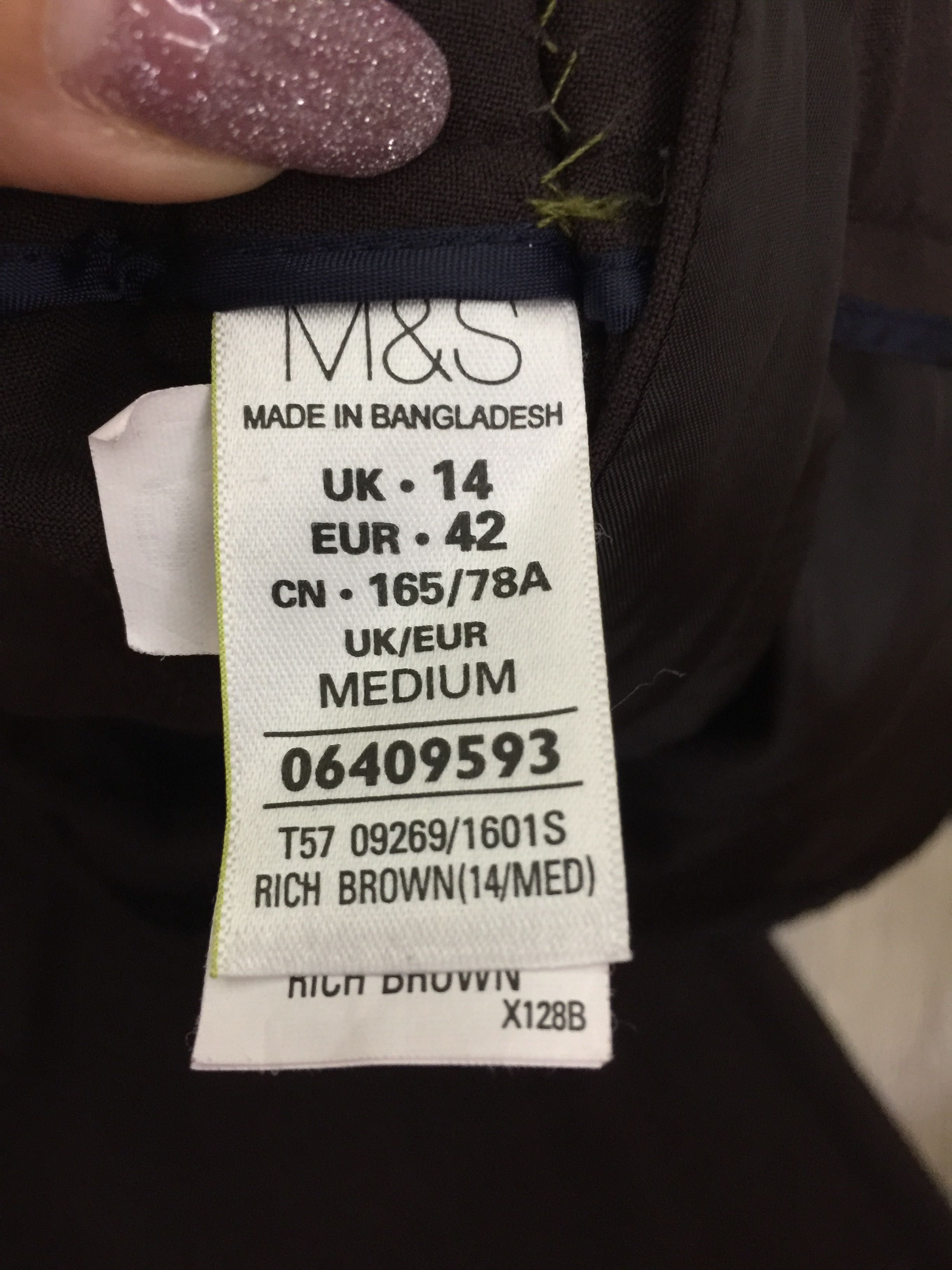 Брюки M&S , штани slim leg в гарному стані