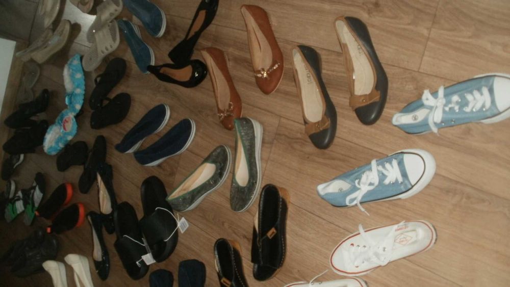 buty damskie, duży zestaw - nowe i używane