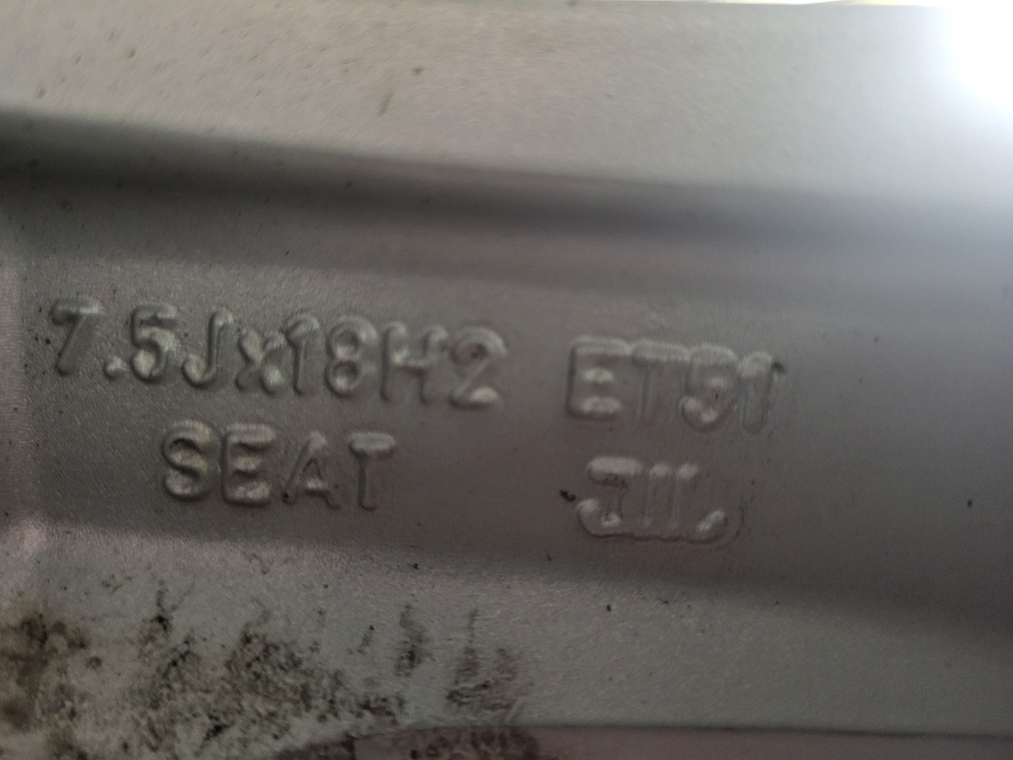 Felgi aluminiowe SEAT OE 7.5" x 18" 5x112 ET 51 Leon Cupra BBS
