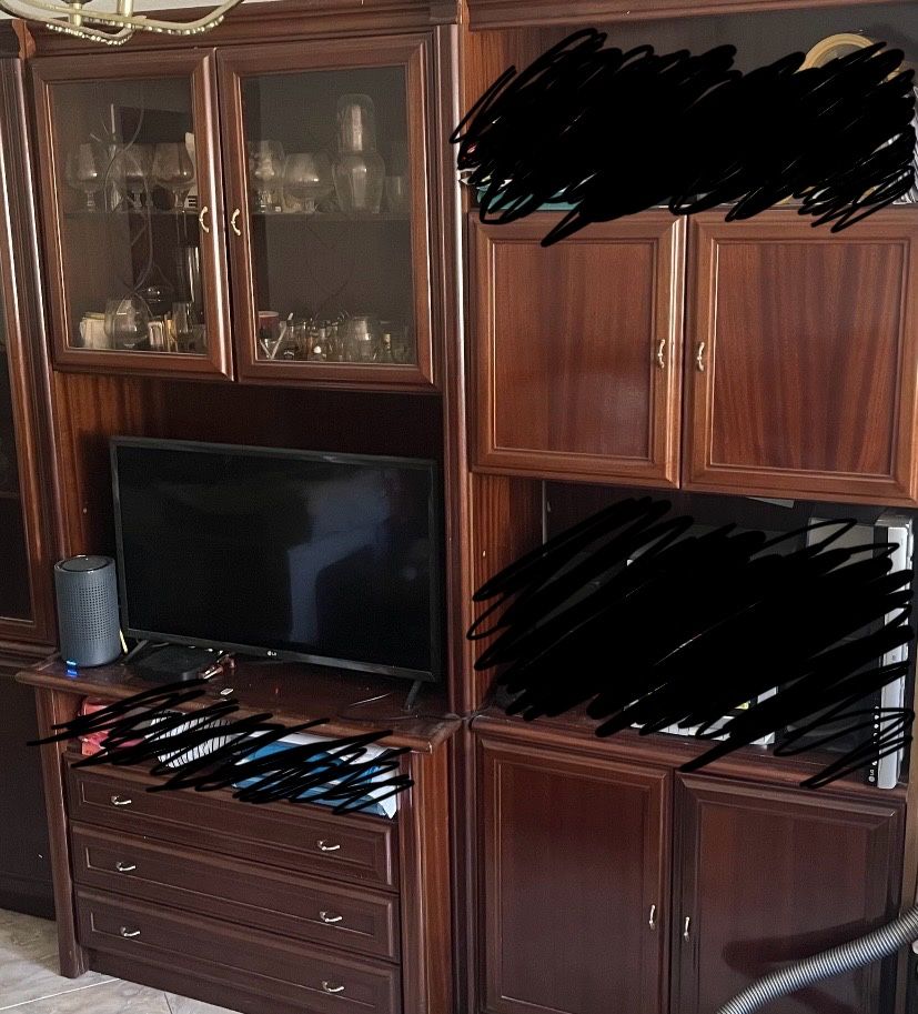 Conjunto Moveis e Bar (Mogno)