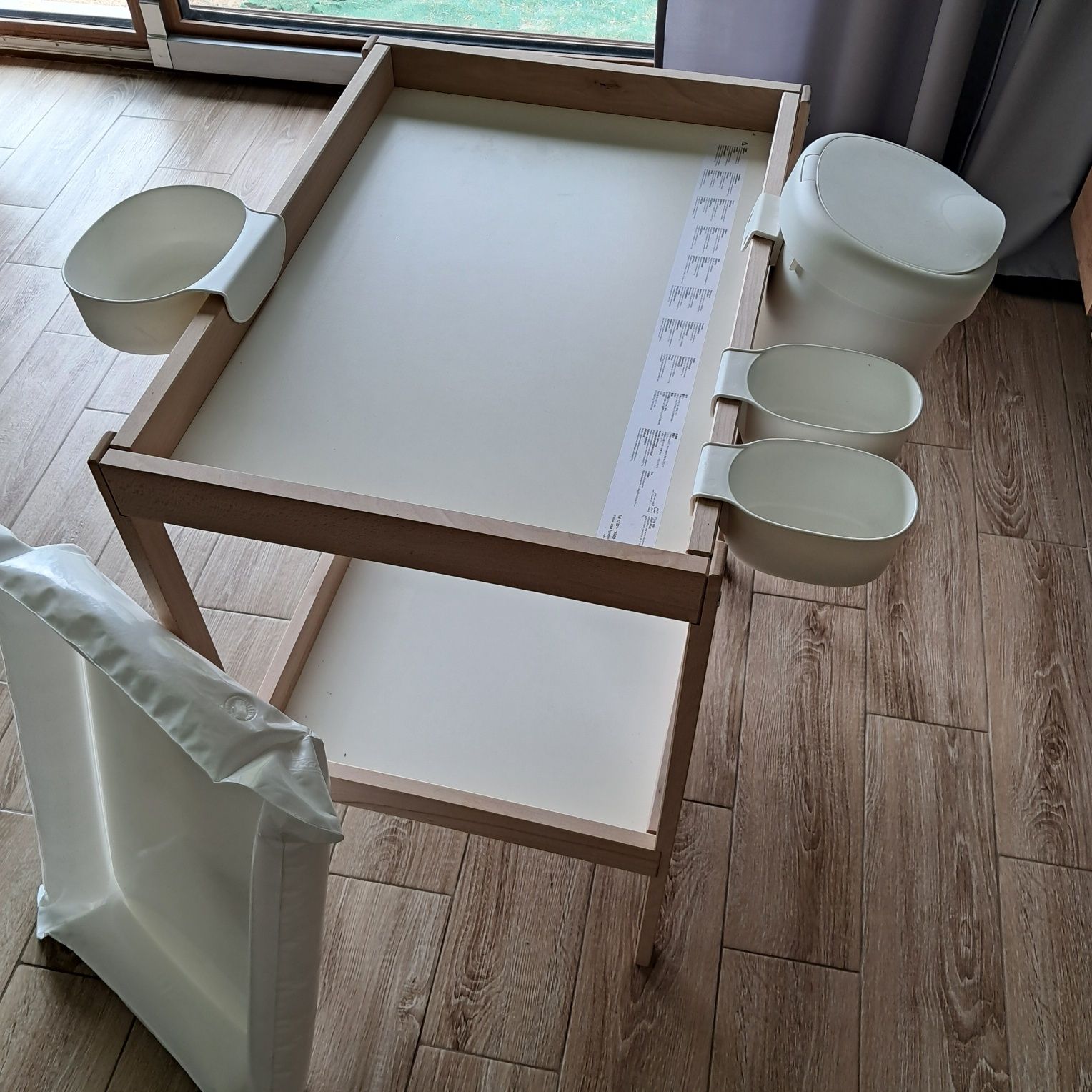 Przewijak Ikea podkład pojemniki kosz
