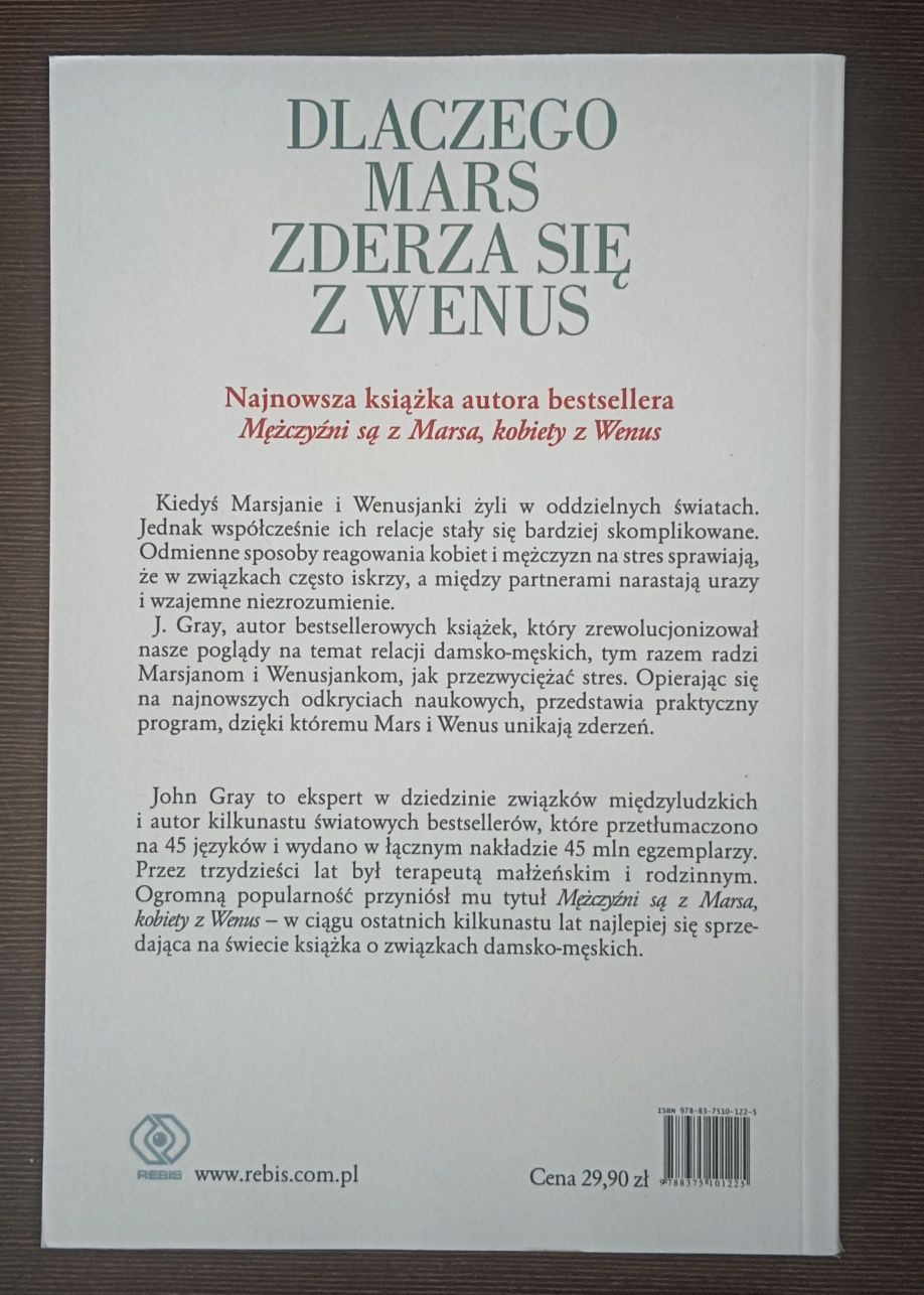 John Gray. Dlaczego Mars zderza się z Wenus