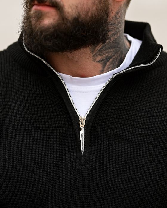 чоловічий светр stone island чорний сірий олива/чоловічий светр на зіп