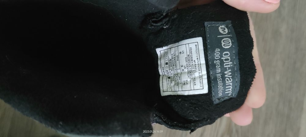 Водонепроникні ботінки Merrell,р.36.