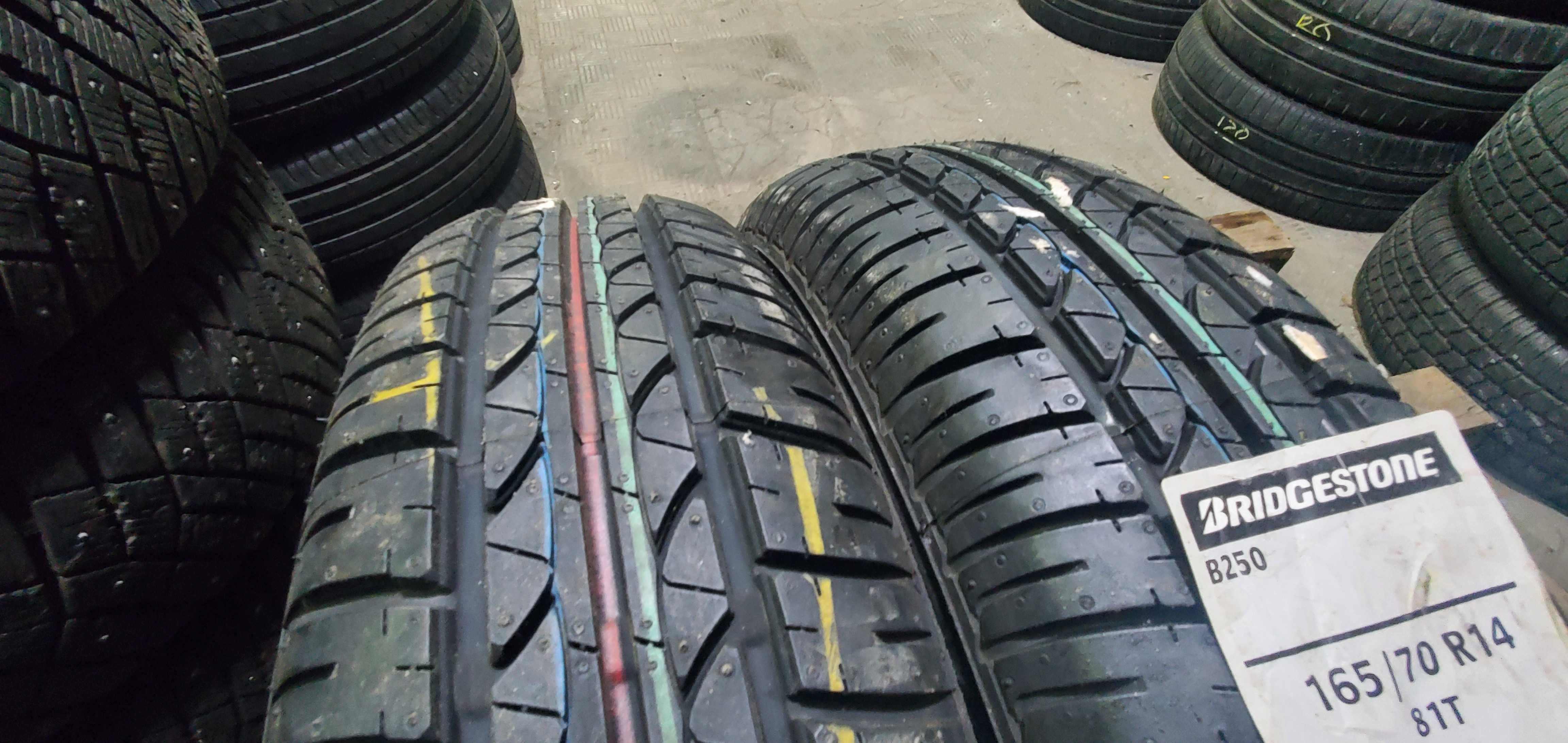 Нові літні шини 165 70 R14 Bridgestone B250 Італія 2017 рік 2 шт