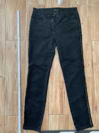 Czarne spodnie jeans 36