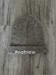 Czapka zimowa szara #notnow  sinsay