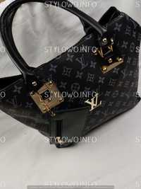 Torba z saszetka Louis Vuitton czarna monogram nowość hit