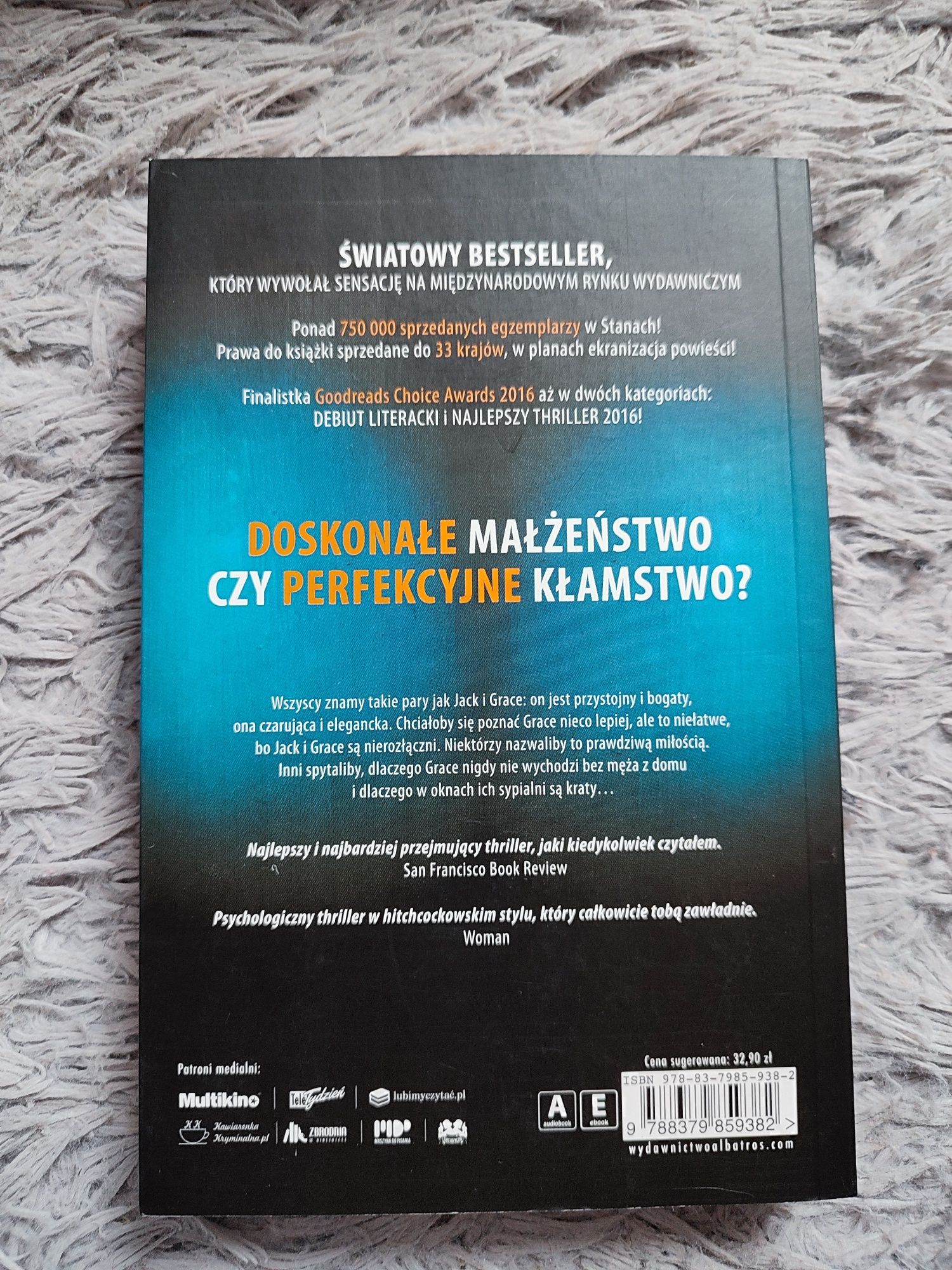 Książka "Za zamkniętymi drzwiami" B.A. Paris