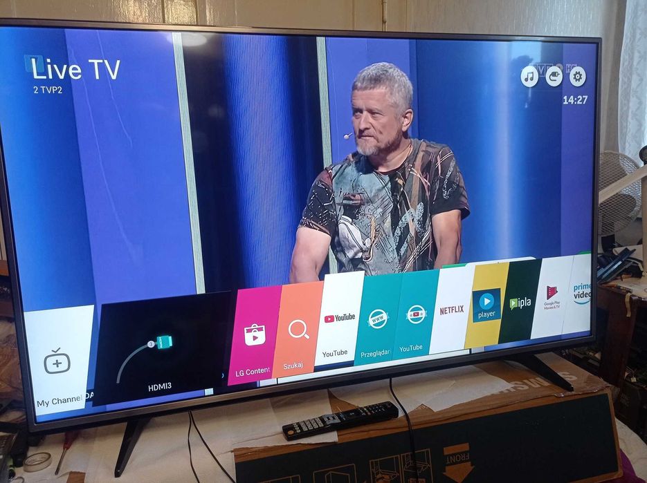 Telewizor LG 55UH605V 55" 4K, LED, Smart, gwarancja, dowóz
